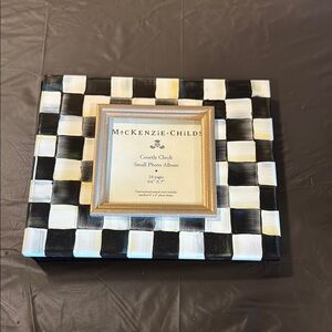 MacKenzie-Childs Black and White Photo Album